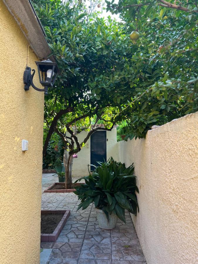 Cosy Guesthouse-Souterrain With Garden In City Center Corinth Bagian luar foto
